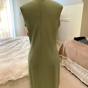 ST JOHN Knit Midi Dress - Sage Green